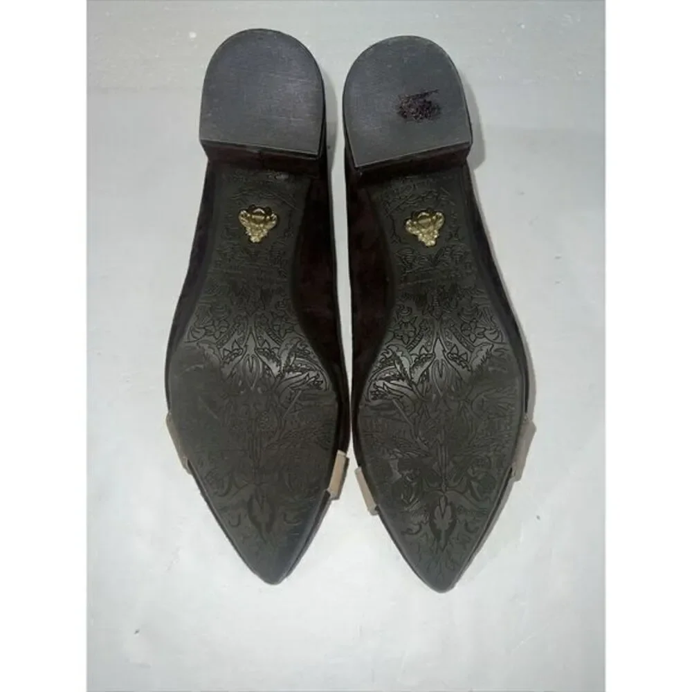 BETTYE‎ MULLER CONCEPT Fritzi Suede Block-heel Pumps In Dark Brown Suede Sz 7.5M